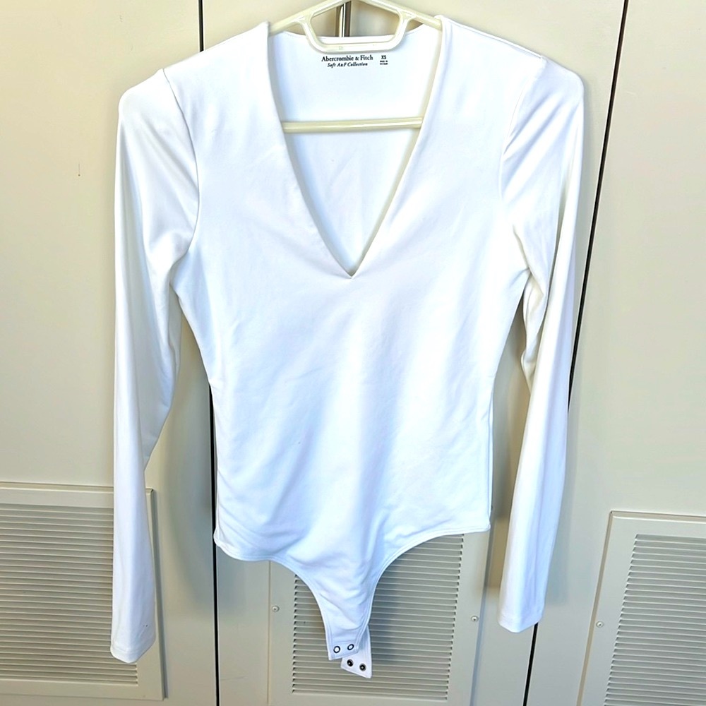 Long Sleeve V-neck Bodysuit